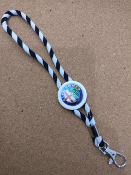Fita Porta Chaves (lanyard) Ajustável para Alfa Romeo - Img 2