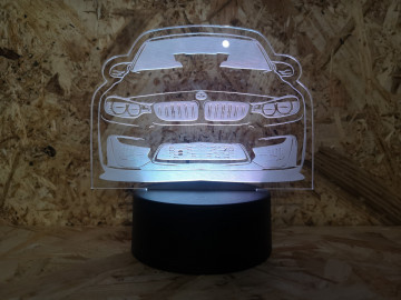 Moldura / Candeeiro com luz de presença - Bmw F30 / F31 - Img 1
