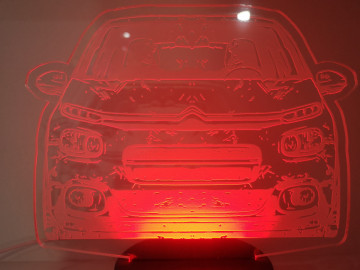 Moldura / Candeeiro com luz de presença - Citroen C3 - Img 1