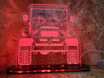 Moldura / Candeeiro com luz de presença - Toyota Land Cruiser - Img 3
