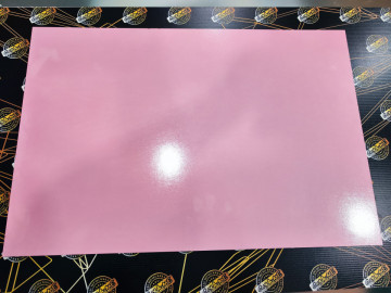 Placa MDF 3mm - 60x40cm - Colorida / Rosa Claro - Img 1