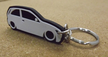 Porta Chaves com silhueta de Opel Corsa C - 3 Portas - Img 3
