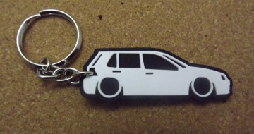 Porta Chaves com silhueta de Volkswagen Golf IV / MKIV  - 5 Portas - Img 1