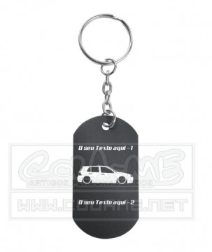 Porta Chaves em alumínio - VW Golf Mk4 5P - Img 1
