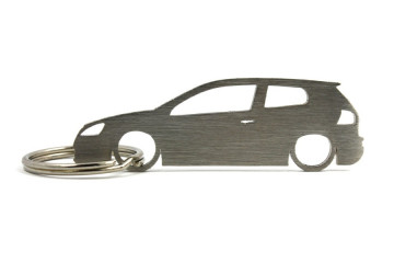 Porta Chaves em inox com silhueta com Volkswagen Golf MK5 3P - Img 1