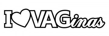 Autocolante - I love Vaginas - Img 1