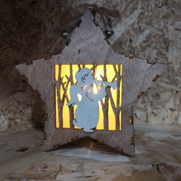 Estrela 3D com iluminação - Img 2