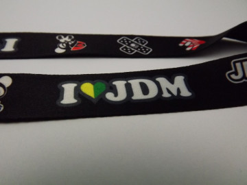Fita Porta Chaves com "I Love JDM / Haters" - Img 3