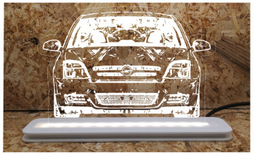 Moldura / Candeeiro com luz de presença - Opel Vectra C - Img 1
