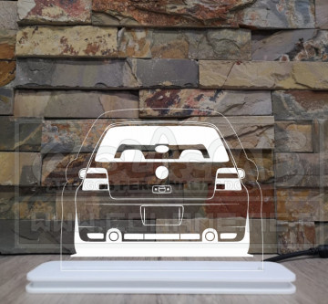 Moldura / Candeeiro com luz de presença - VW Golf Mk4 - Traseira - Img 1