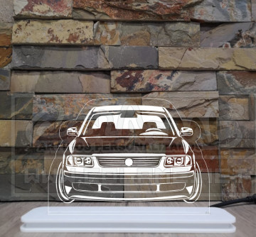 Moldura / Candeeiro com luz de presença - VW Passat 3B - Img 1