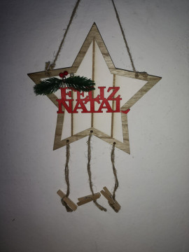 Ornamento Estrela - Feliz Natal - Img 2
