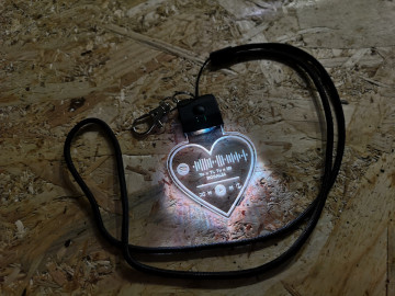 Porta Chaves com luz Multicor - A tua música - Img 2