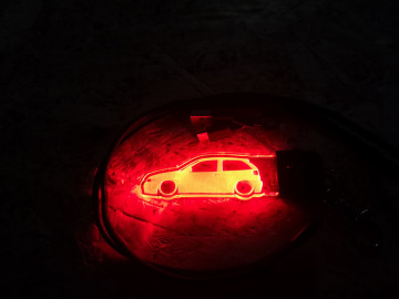 Porta Chaves com luz Multicor com Seat Ibiza 6k - Img 1