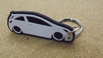 Porta Chaves com silhueta de Opel Corsa D - 3 Portas - Img 3