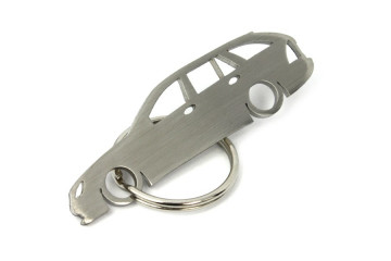 Porta Chaves em inox com silhueta com Mercedes C W203 wagon - Img 2