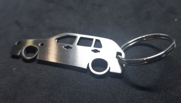 Porta Chaves em inox com silhueta com Volkswagen Golf 3 5 Portas - Img 2