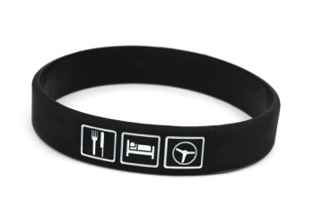 Pulseira-  EAT SLEEP DRIVE Preto - Img 2