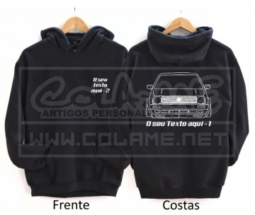 Sweatshirt com Capuz - VW Golf Mk2 - Img 1