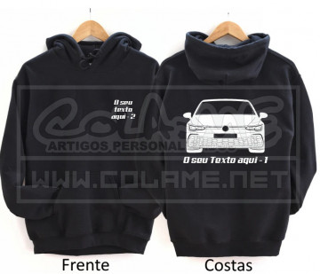Sweatshirt com Capuz - VW Golf MK8 - Img 1