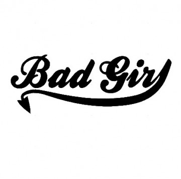 Autocolante - Bad Girl - Img 1