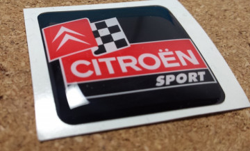 Autocolante Resinado 3D para Citroen- 35 x 35mm - Img 2
