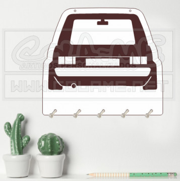 Chaveiro em MDF - VW Golf Mk1 - Img 1