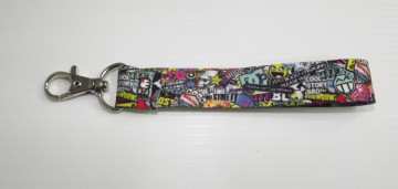 Fita Porta Chaves com Sticker Bomb Padrão 2 - Img 1
