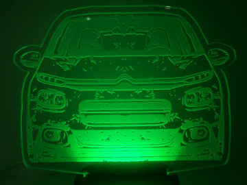 Moldura / Candeeiro com luz de presença - Citroen C3 - Img 3