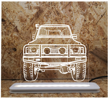 Moldura / Candeeiro com luz de presença - Nissan Patrol - Img 1