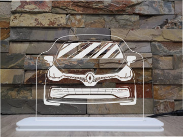 Moldura / Candeeiro com luz de presença - Renault Clio 4 RS - Img 1