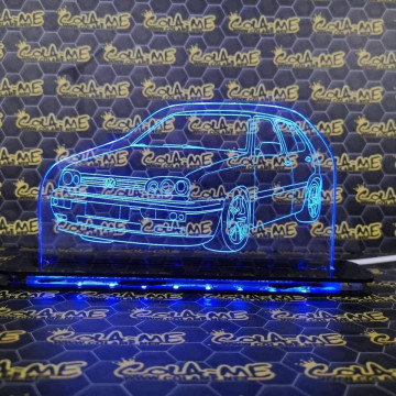 Moldura / Candeeiro com luz de presença - Volkswagen Golf III - Img 1