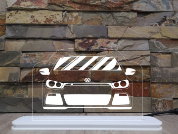 Moldura / Candeeiro com luz de presença - Volkswagen Scirocco - Img 1