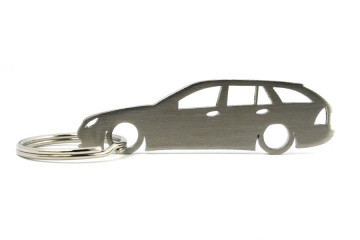 Porta Chaves em inox com silhueta com Mercedes C W203 wagon - Img 1