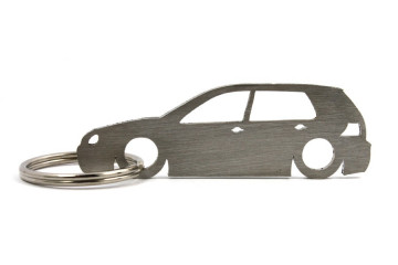 Porta Chaves em inox com silhueta com Volkswagen Golf MK4 5P - Img 1