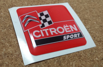 Autocolante Resinado 3D para Citroen- 35 x 35mm - Img 2