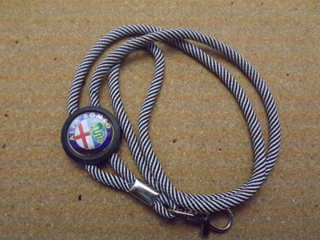 Fita Porta Chaves (lanyard) de Pescoço Ajustável para Alfa Romeo - Img 1