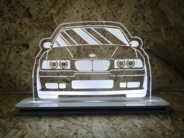 Moldura / Candeeiro com luz de presença - Bmw E36 - Img 1