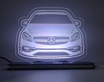 Moldura / Candeeiro com luz de presença - Mercedes A45 - Img 1
