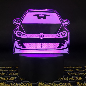 Moldura / Candeeiro com luz de presença - Volkswagen Golf VII - Img 4