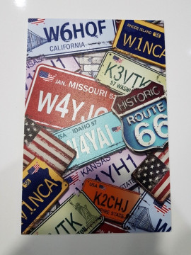 Placa Decorativa em PVC - Matrículas diversas - Img 1