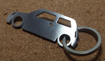 Porta Chaves em inox com silhueta com Mini One - Img 2