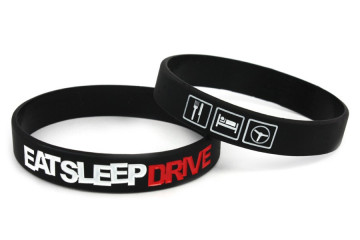 Pulseira-  EAT SLEEP DRIVE Preto - Img 1