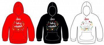 Sweatshirt Natal com Nome - Img 2