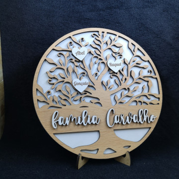 Árvore da vida com nome de família + nomes - Img 4