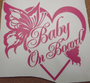 Autocolante - Baby on Board - Img 2