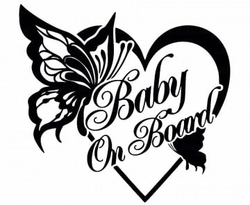 Autocolante - Baby on Board - Img 1