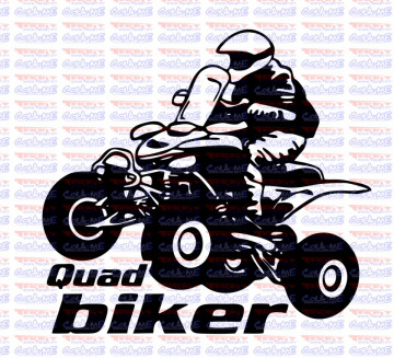 Autocolante - Quard Biker. - Img 2