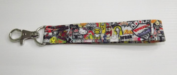 Fita Porta Chaves com Sticker Bomb Padrão 3 - Img 1
