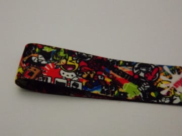 Fita Porta Chaves com Sticker Bomb Padrão 8 - Img 3